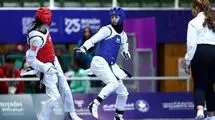 شکست دختر تکواندوکار ایران مقابل نایب قهرمان جهان