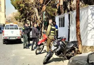 نصب کانکس پلیس در نزدیکی درب کوی دانشگاه تهران
