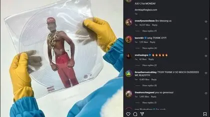 بازگشت تایلر با «Don't tap the glass»