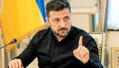 دیدار زلنسکی با رهبران اروپایی در سفارت اوکراین