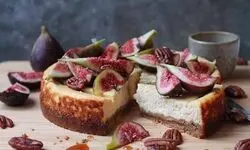 طرز تهیه تارتلت چیزکیک انجیر؛ شیرینی خوشمزه و مجلسی
