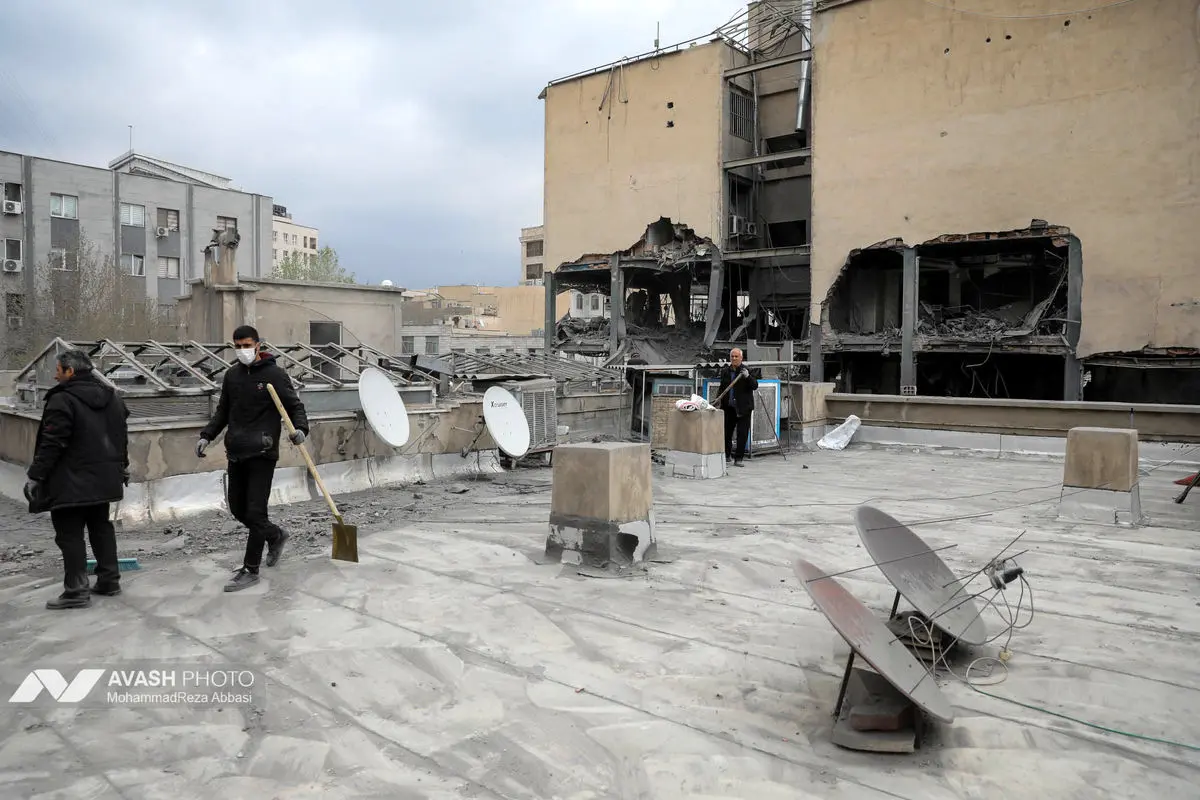 حمله موشکی به دفتر شبکه العربی قطر در تهران