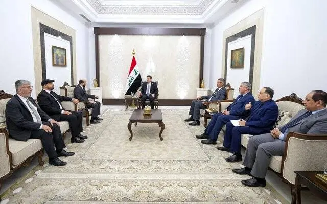 دیدار نخست‌وزیر عراق با وزیر انرژی سوریه در بغداد
