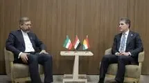 دیدار بارزانی با معاون وزیر خارجه درباره آخرین اتفاقات جنگ