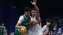 صعود تیم ملی بسکتبال سه نفره پسران به یک‌چهارم