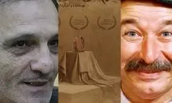 جواد انصافی و داوود داداشی شمع شب‌چراغ نمایش «غَم غُربت در دیار» را می افروزند