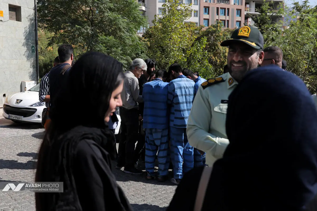 بازسازی صحنه زورگیری سعادت آباد - تهران