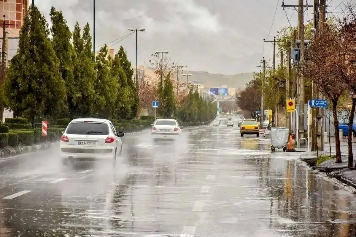 پیش بینی بارش باران در تهران