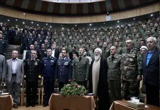 برگزاری آیین دانش‌آموختگی دانشجویان مدیریت دفاعی دانشگاه دافوس
