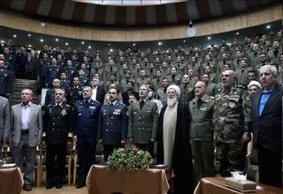 برگزاری آیین دانش‌آموختگی دانشجویان مدیریت دفاعی دانشگاه دافوس