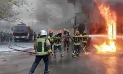 علت دود غلیظ حوالی بزرگراه آزادگان مشخص شد