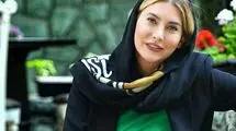 سلفی فریبا نادری در ظاهری متفاوت 