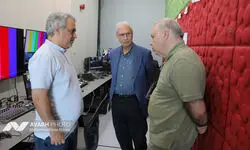 بازدید علی ربیعی از تحریریه آوش 