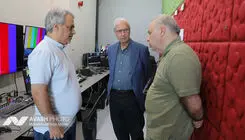 بازدید علی ربیعی از تحریریه آوش 