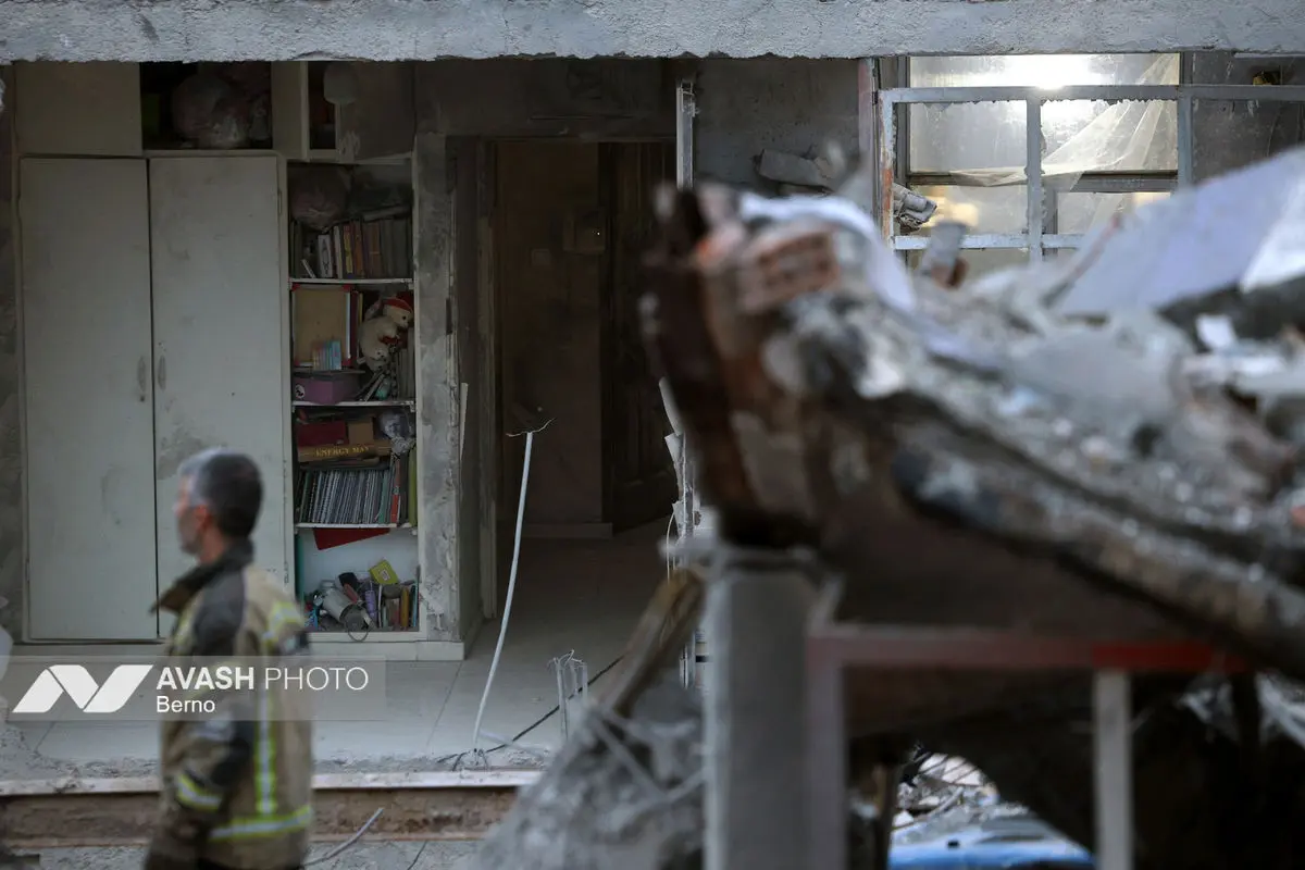 خسارات ناشی از تجاوز هوایی آمریکا و رژیم صهیونیستی تهران ـ۷ فروردین ۱۴۰۵