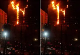 بیماران بیمارستان گاندی بدون آسیب منتقل شدند