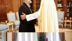 علی لاریجانی با امیر قطر دیدار کرد