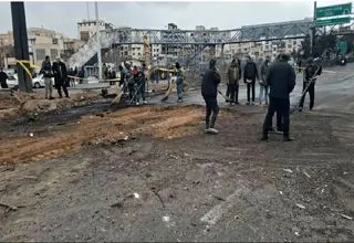 آخرین وضعیت اتوبان باقری پس از اصابت موشک