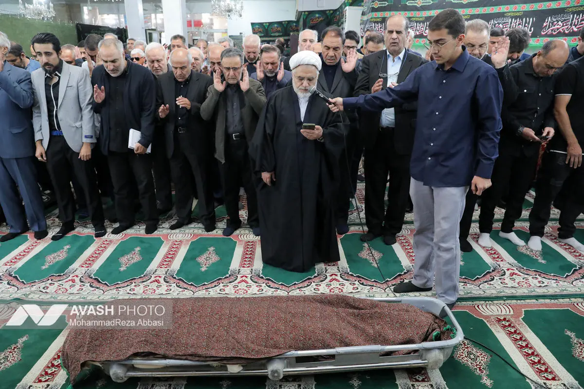 مراسم تشییع سید محمد تاج زاده