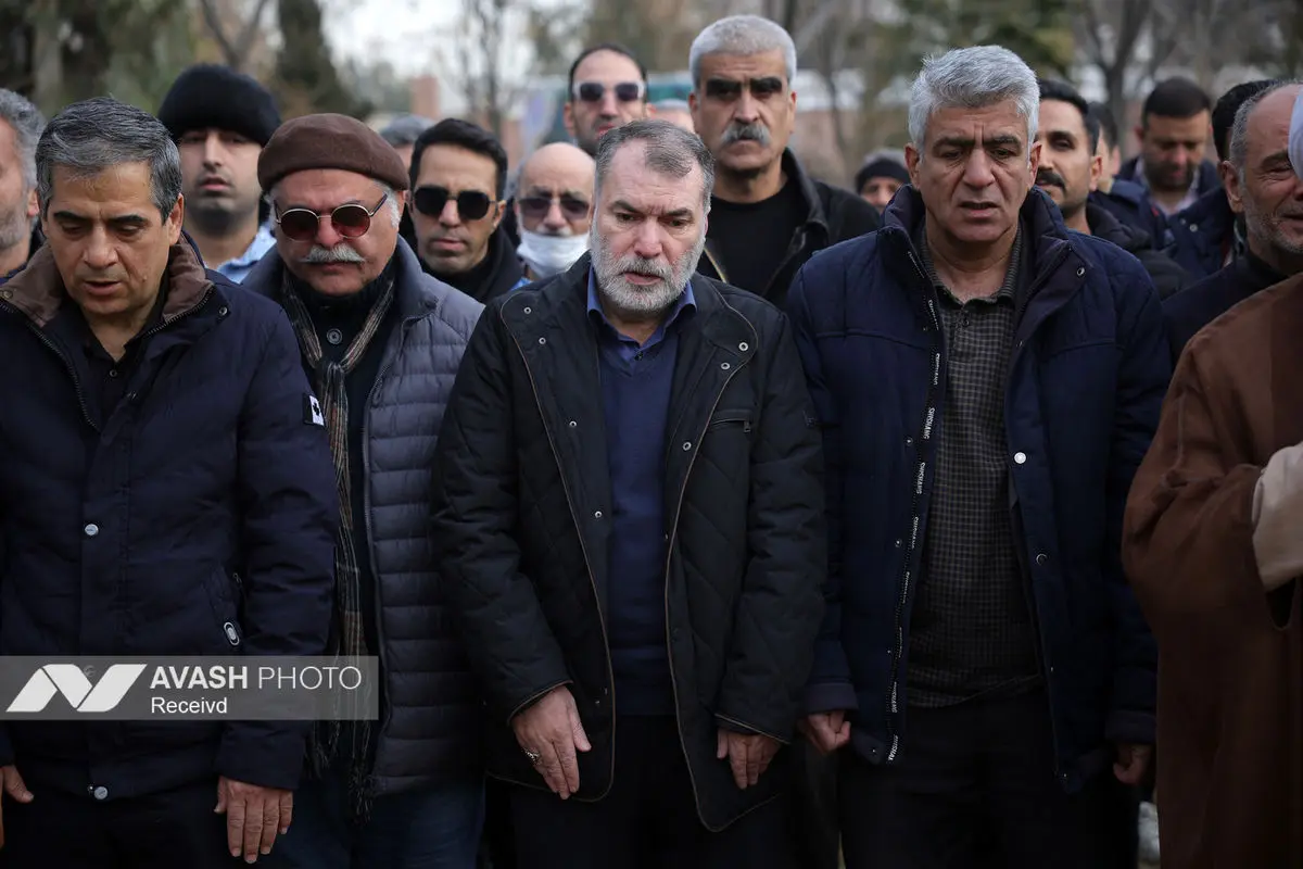 مراسم تشییع پیکر «رضا رویگری»