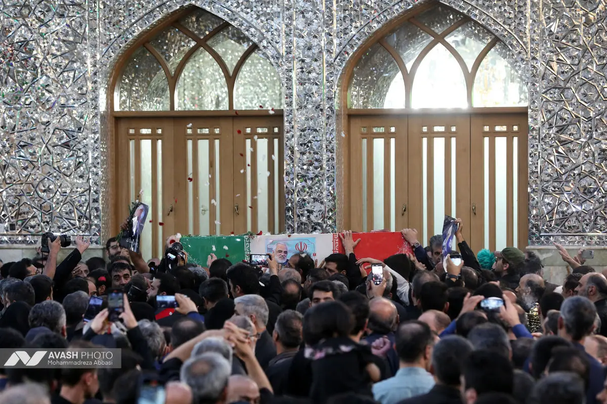 تشییع پیکر دکتر محمدمهدی طهرانچی در حرم حضرت عبدالعظیم حسنی (ع)