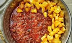 طرز تهیه خورش بیج بیج مازندرانی با برنج