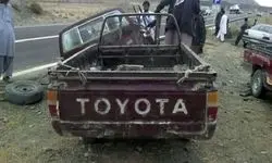 تصادف مرگبار ۲ وانت/ شمار کشته‌ها علام شد