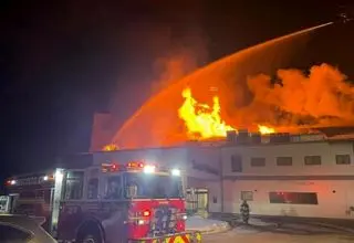 آتش‌سوزی مهیب در بیمارستانی در آمریکا