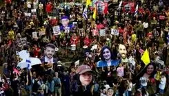 تظاهرات در تل آویو علیه نتانیاهو بالا گرفت 