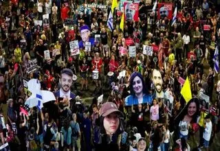 تظاهرات در تل آویو علیه نتانیاهو بالا گرفت 