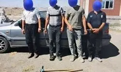 کلاهبرداران خودروهای تصادفی به دام افتادند