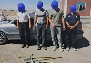 کلاهبرداران خودروهای تصادفی به دام افتادند