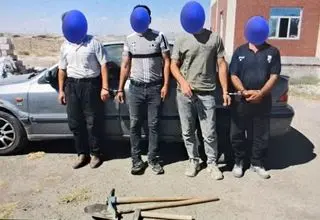 کلاهبرداران خودروهای تصادفی به دام افتادند