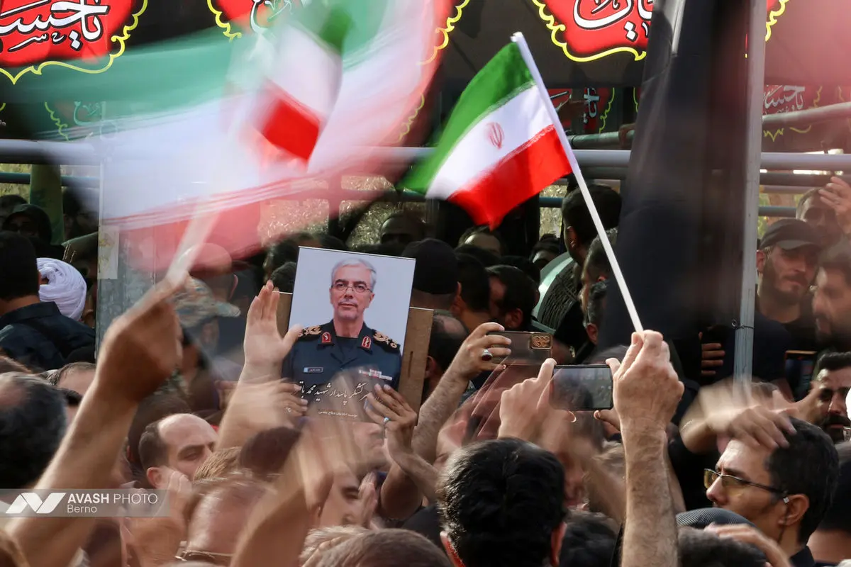 تشییع پیکرشهید محمد باقری و شهید محرابی در بهشت زهرا