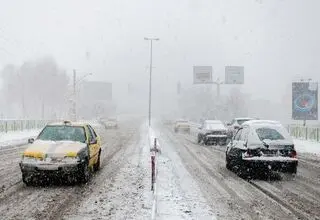 کولاک و مه‌گرفتگی در ۶ استان