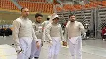 صعود بدون بازی تیم ملی شمشیربازی 