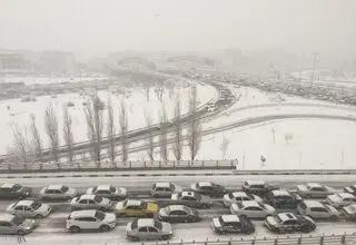 قفل شدن خیابان‌های تهران امروز سه‌شنبه 30 دی 1404