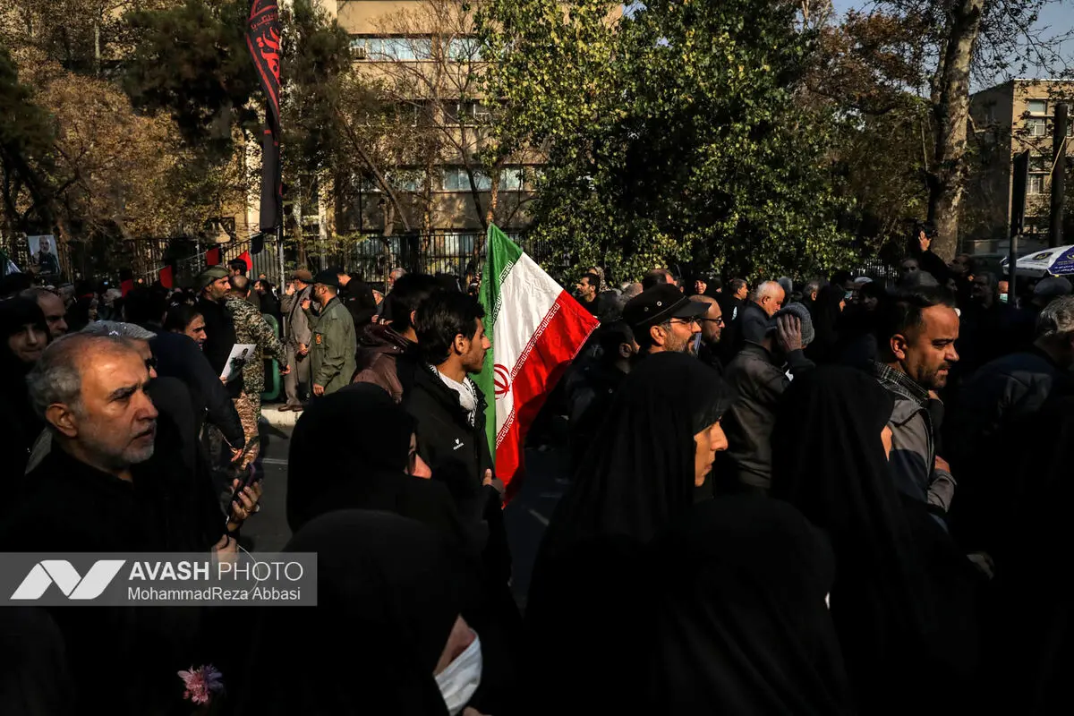 مراسم تشییع پیکرهای ۱۰۰ شهید گمنام - تهران