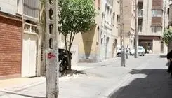 جابجایی تیرهای چراغ برق مزاحم در تهران