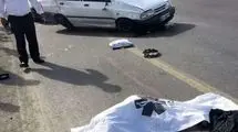 تصادف مرگبار چوپان در جاده