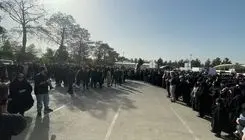 پیکر شهید حاجی‌زاده به خاک سپرده شد