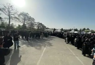 پیکر شهید حاجی‌زاده به خاک سپرده شد