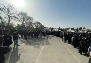 پیکر شهید حاجی‌زاده به خاک سپرده شد