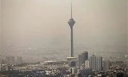وزش باد شدید و خیزش گرد و خاک در راه تهران
