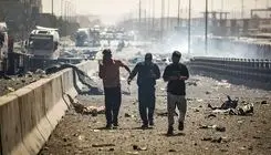 ادامه عملیات جستجو افراد مفقود شده در کانون انفجار