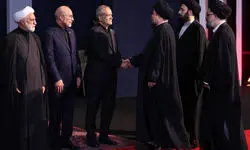 ادای احترام مقامات کشورهای خارجی به پیکر رهبر شهید ایران