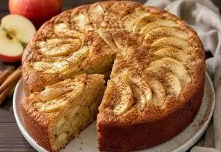 طرز تهیه کیک گلابی خوش عطر و طعم