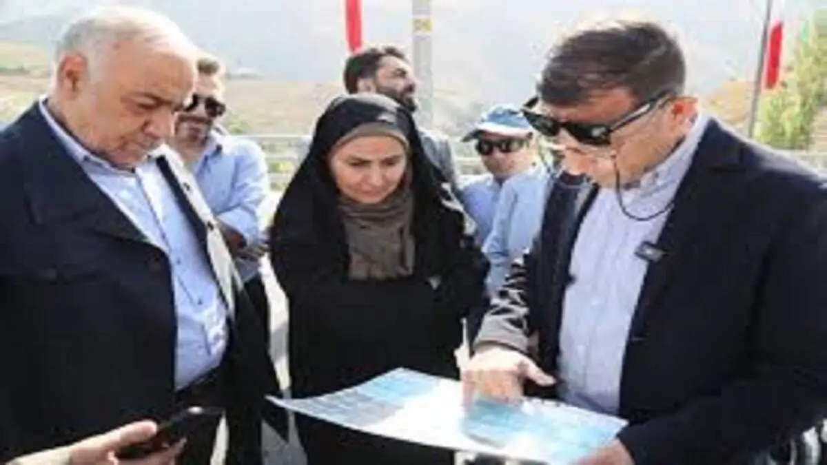 بازدید وزیر راه و شهرسازی از باند شرقی منطقه ۲ آزادراه تهران-شمال