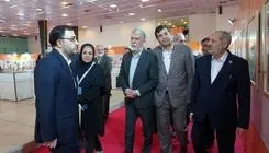 چهار وزیر از دهمین دوسالانه ملی هنرهای تجسمی کانون دیدار کردند