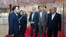 چهار وزیر از دهمین دوسالانه ملی هنرهای تجسمی کانون دیدار کردند